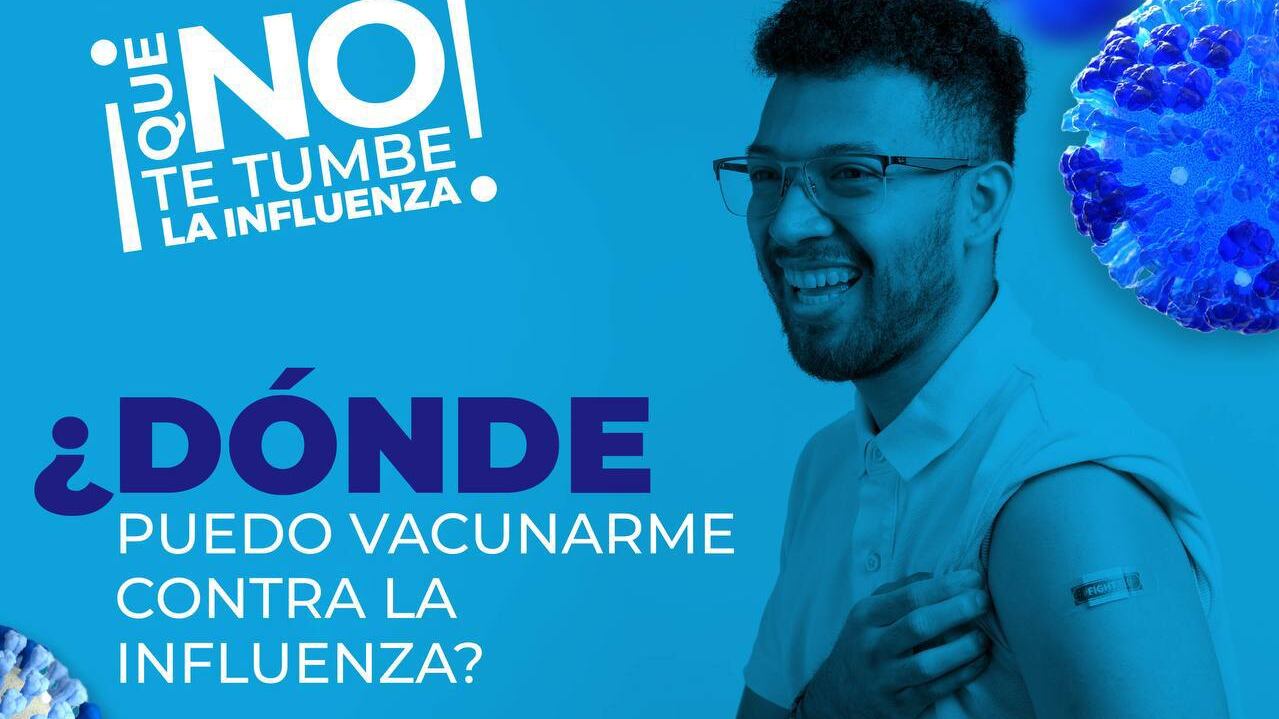 Vacunación contra la influenza.