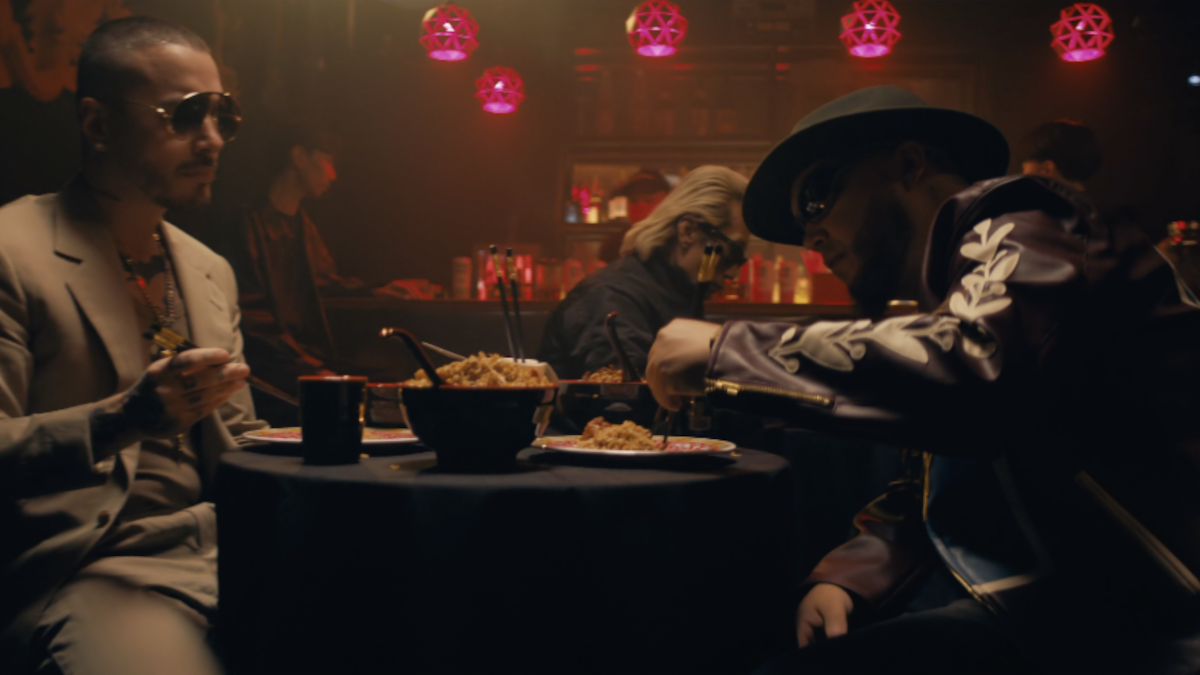 Jory Boy y J Balvin en el video de ‘QDMT’