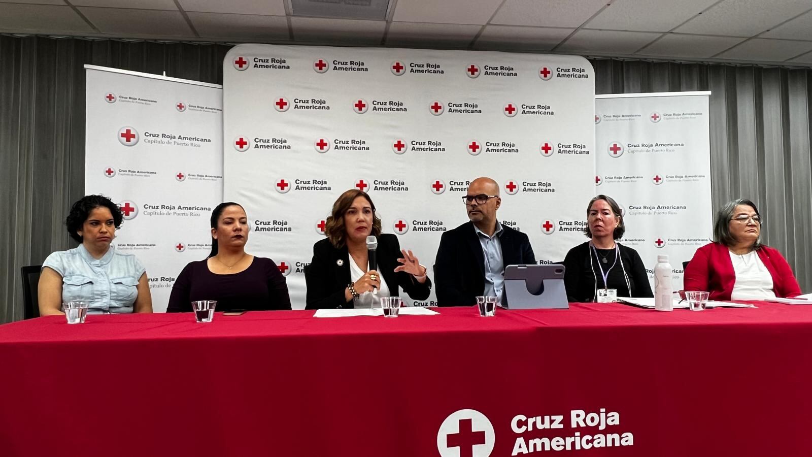 Conferencia de prensa Cruz Roja Americana