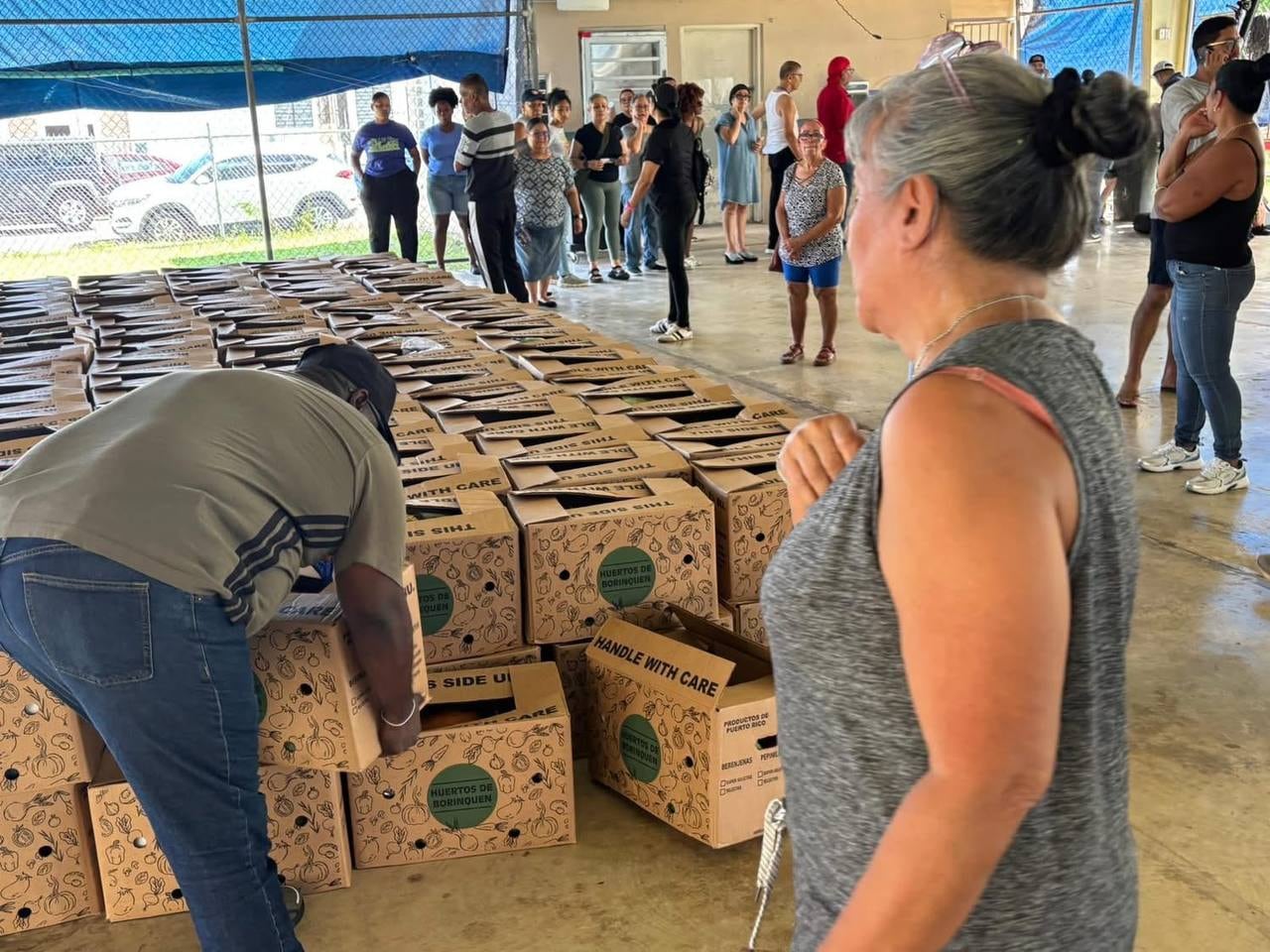 Distribuyen cientos de cajas de alimentos en comunidades del Distrito de Carolina