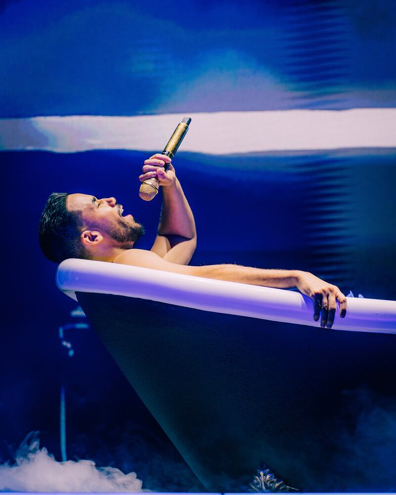 Romeo Santos alcanza marca con nueve conciertos en Moviestar Arena de Chile.