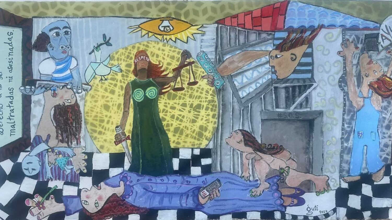 “La Guernica Machista” por Ida Gutiérrez Rosario.