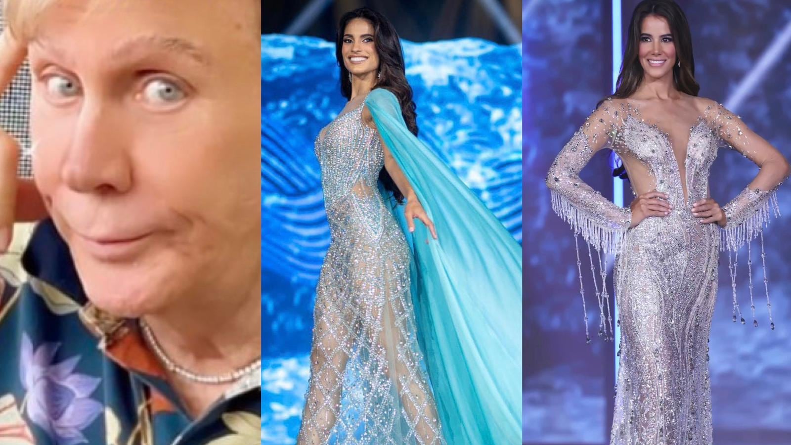 Osmel Sousa, Miss Patillas y Miss Toa Baja.