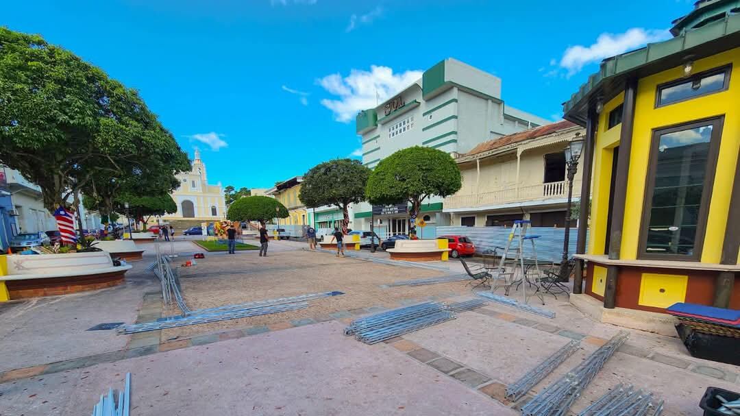Pista de patinaje sobre hielo en San Germán