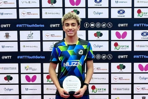 El juvenil Steven Moreno conquista el WTT Youth Contender Vila Real