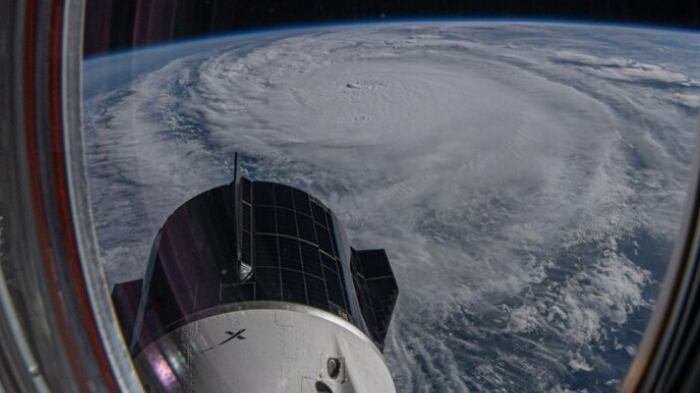 Astronauta grabó el paso del gigantesco huracán “Milton” desde el espacio