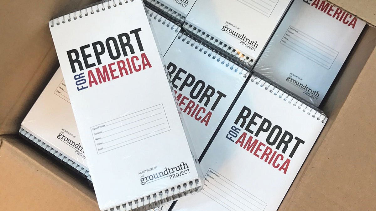 Report for America notepads, libretas