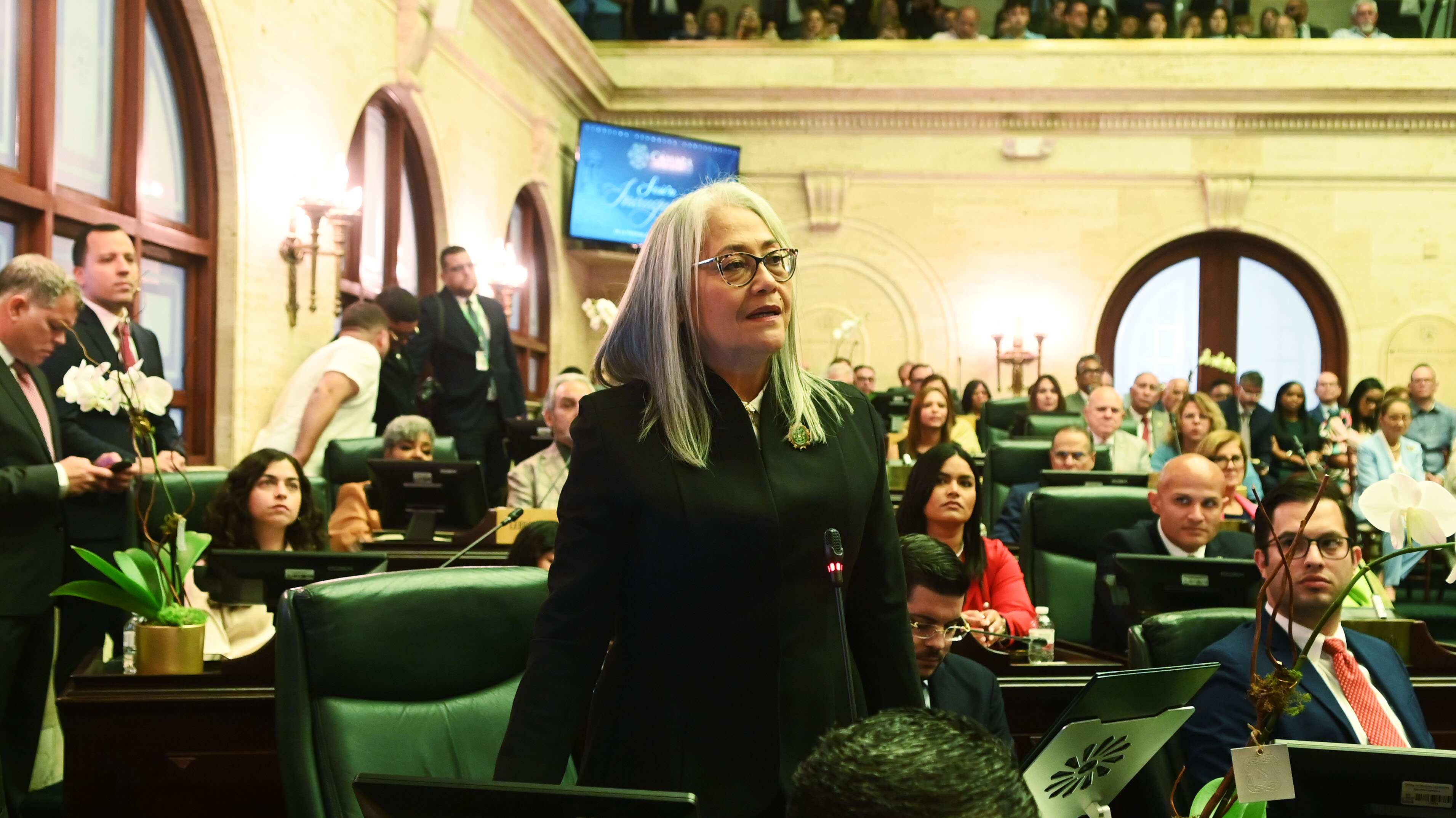 Inauguración de la Cámara de representantes.