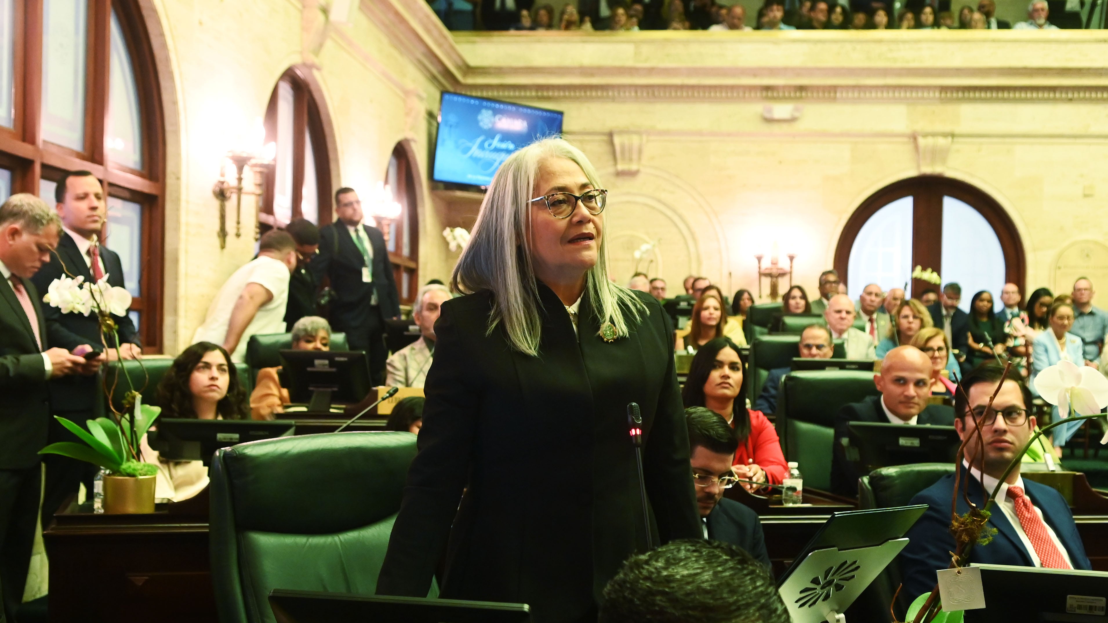 Inauguración de la Cámara de representantes.