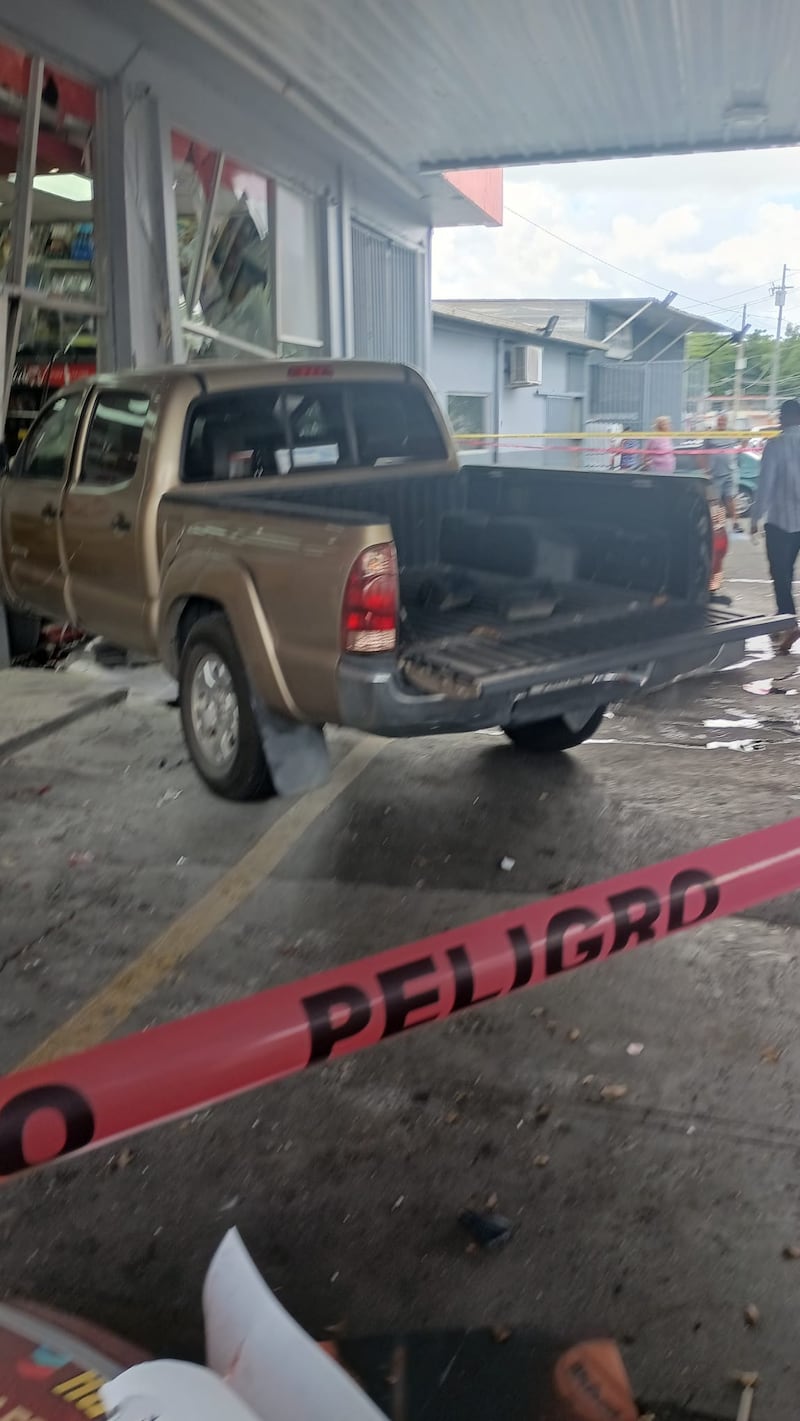 Los hechos ocurrieron en la estación de gasolina en Las Lomas.