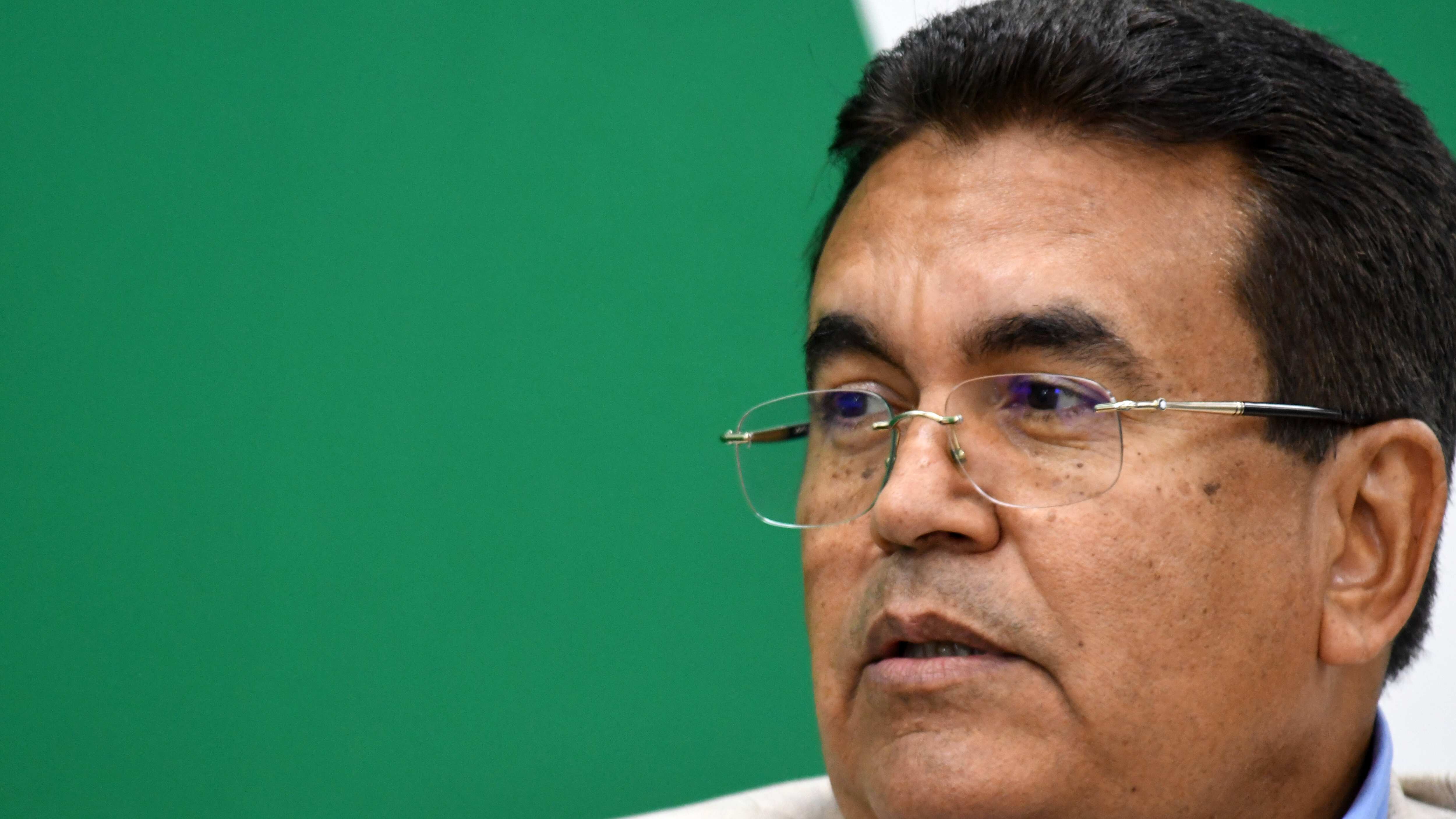 El candidato a la gobernación por el Partido Dignidad, Javier jimenez