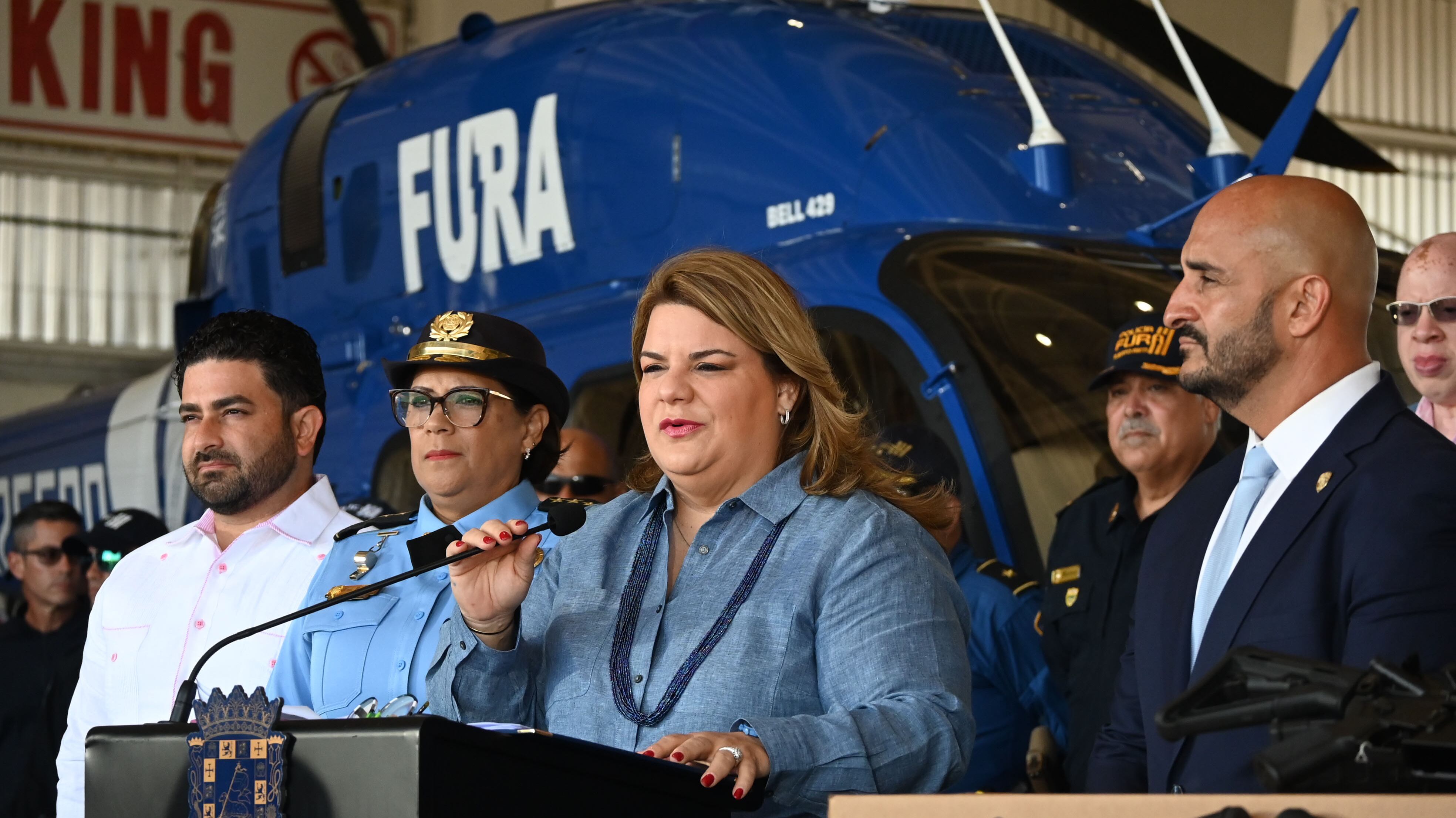 La Policía de Puerto Rico recibe dos helicópteros Bell, entre otro equipo.