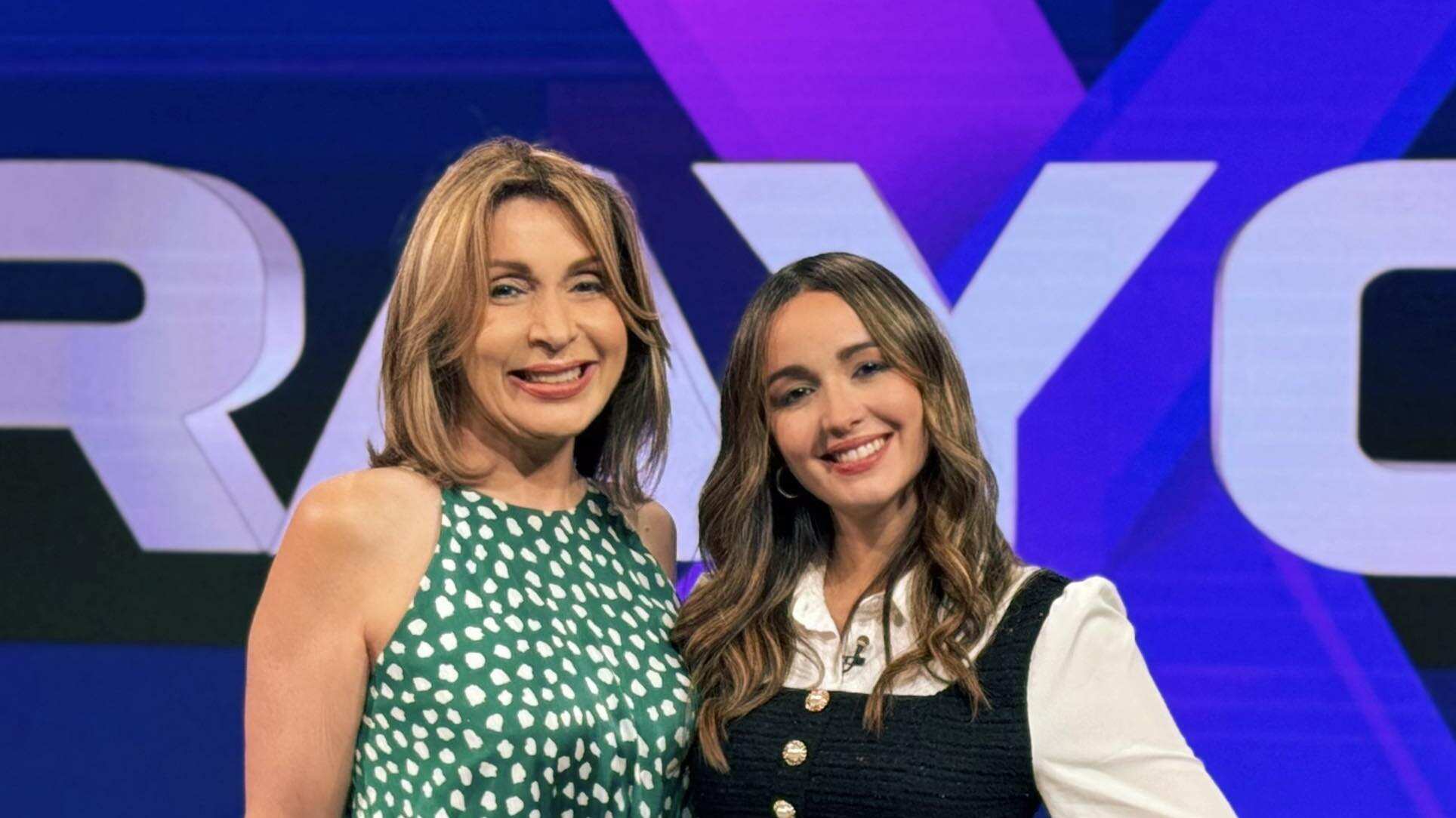 La periodista junto a su hija, Valeria Collazo.