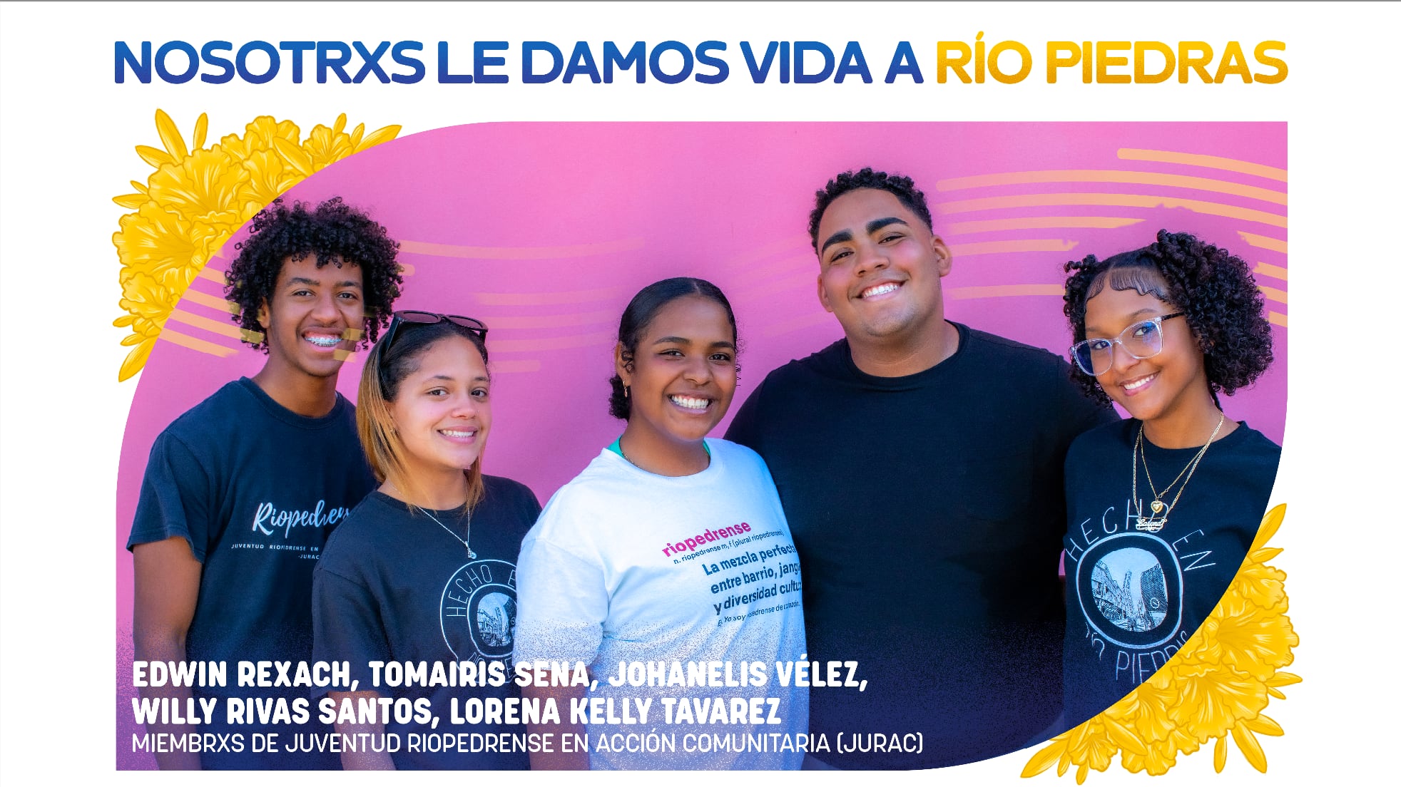 Líderes comunitarios presentan campaña para resaltar la vida en Río Piedras.