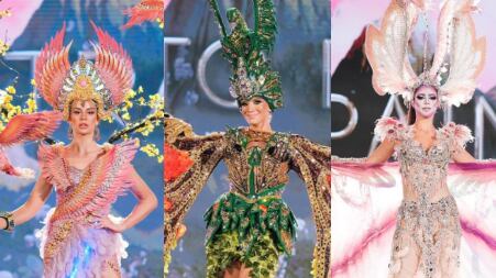 Miss Australia, Miss Puerto Rico y Miss España.