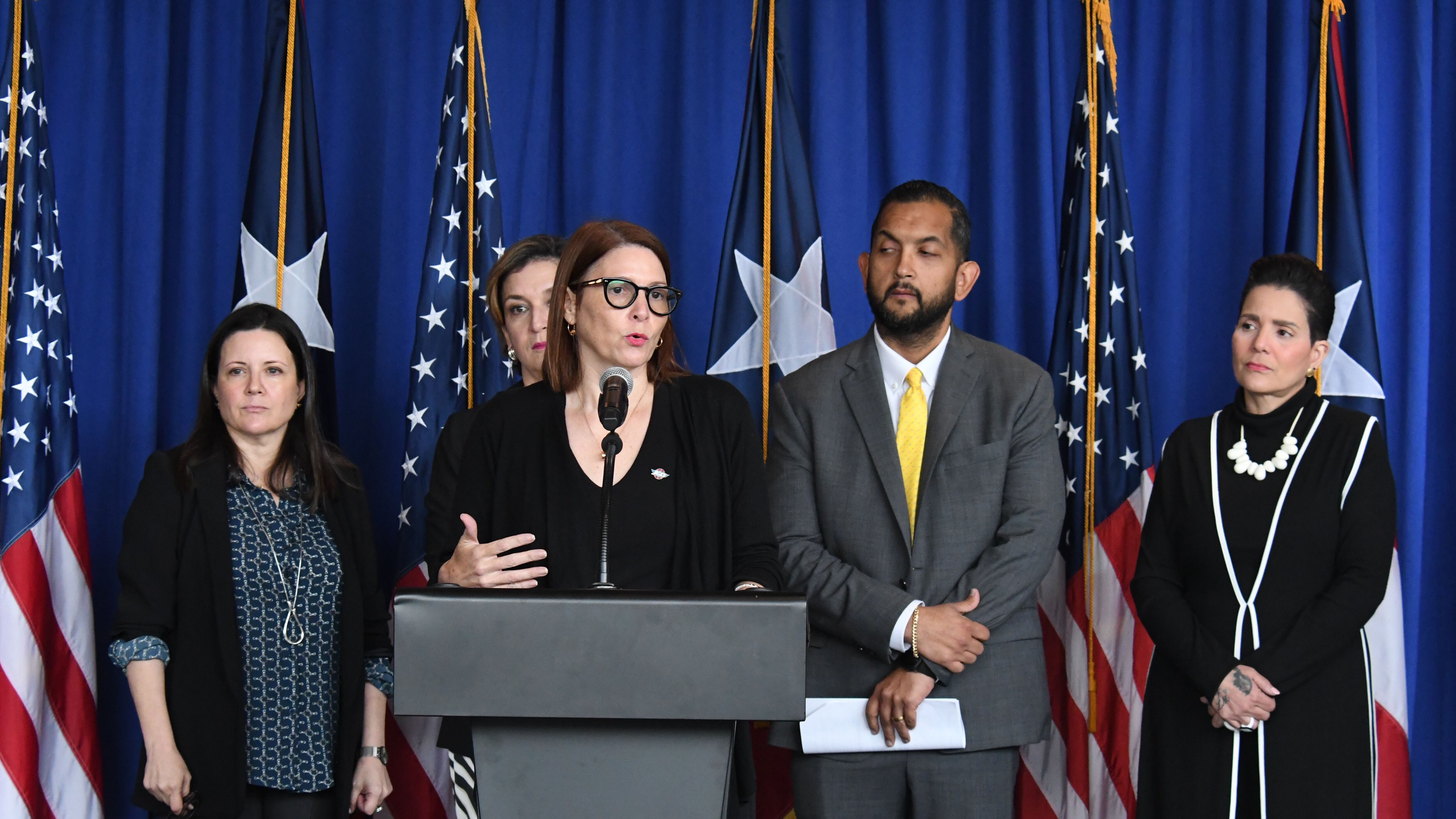 Verónica Ferraiuoli, conferencia de prensa del Comité de Transición entrante