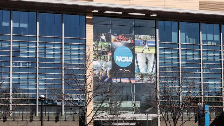 NCAA National Headquarters. The National Collegiate Athletic Association regulates the sports and athletic programs of many universities.
