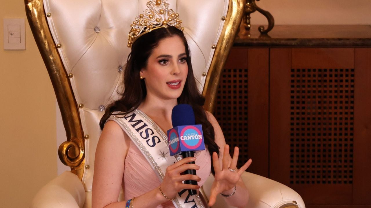 La nueva Miss Universo dio una entrevista en Tabasco, a la periodista Shanik Berman