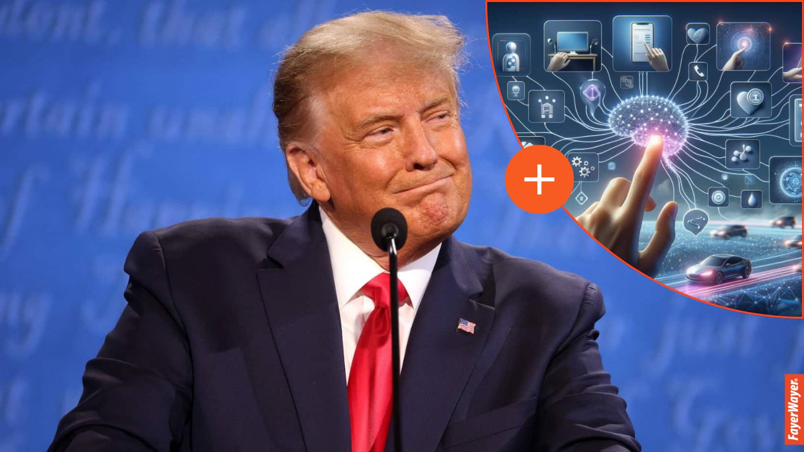 Misión Génesis, Donald Trump - Composición FW