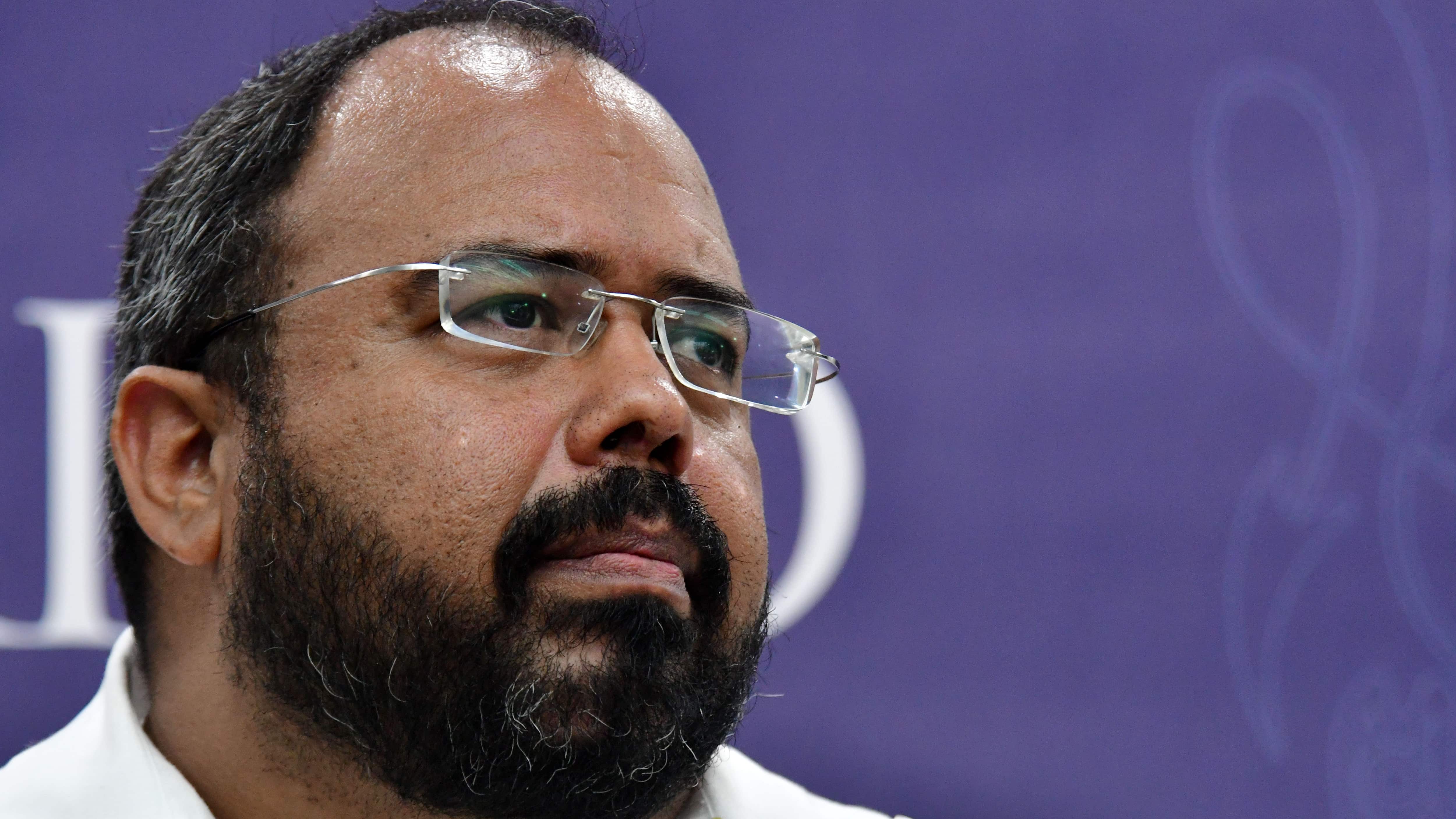 La directora ejecutiva de la Administración de Asuntos Federales de Puerto Rico, Gabriela Boffelli conferencia de prensa sobre el uso de los fondos federales