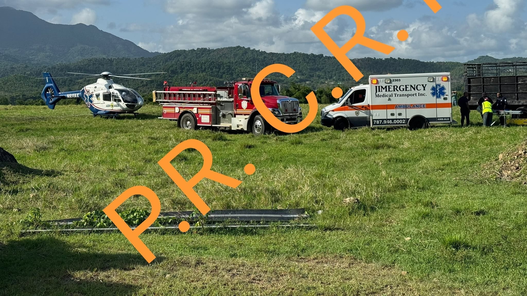 Accidente fatal con tractor en Naguabo.