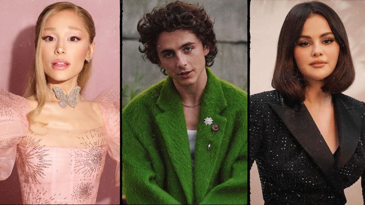 Ariana Grande, Timothée Chalamet y Selena Gomez, nominados a los Globos de Oro