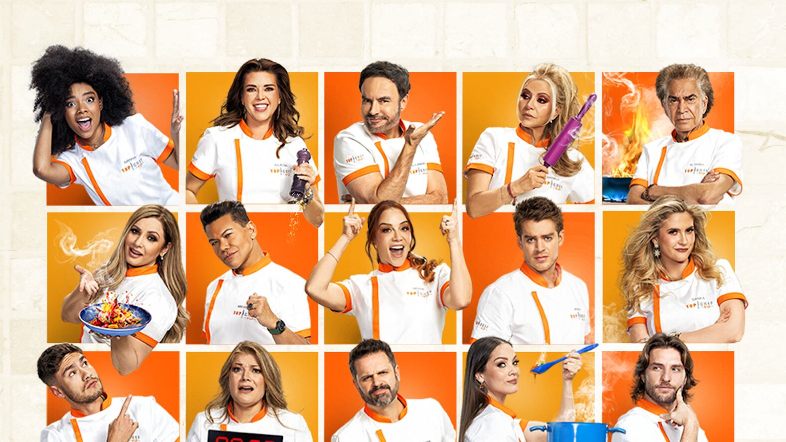 Participantes de "Top Chef VIP 3".