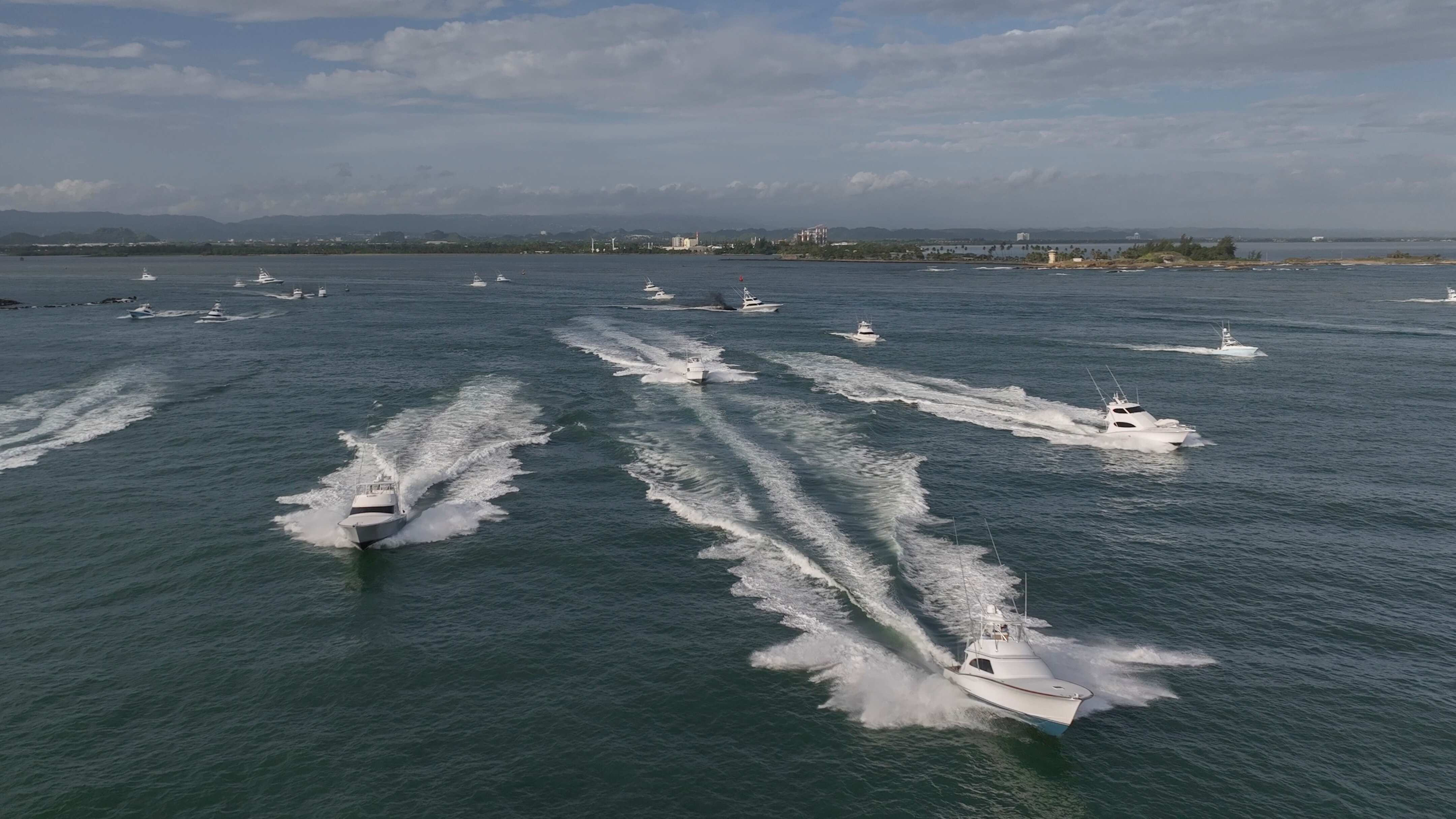 primer día del Torneo Internacional de Pesca de Aguja Azul del Club Náutico de San Juan