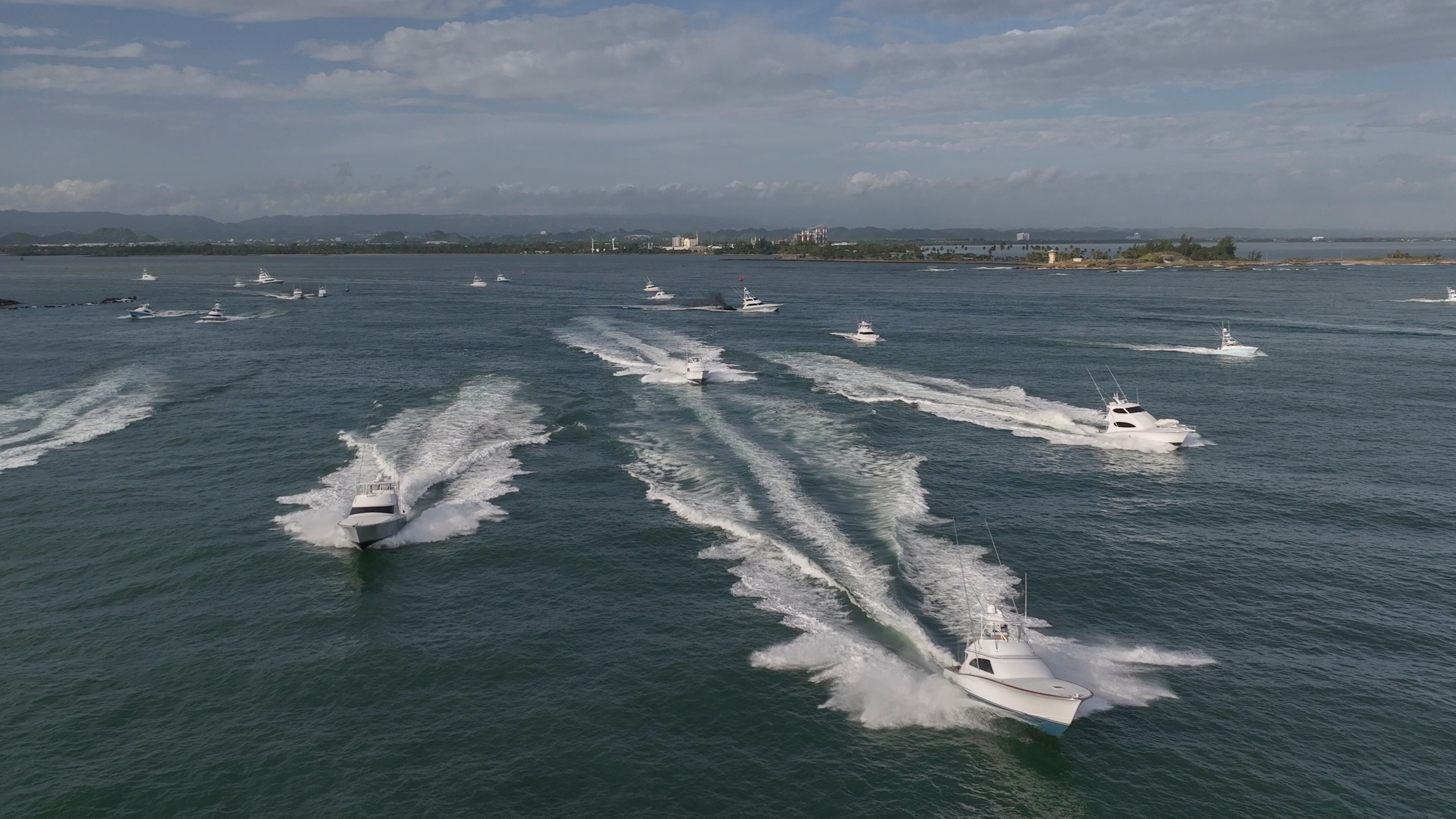primer día del Torneo Internacional de Pesca de Aguja Azul del Club Náutico de San Juan