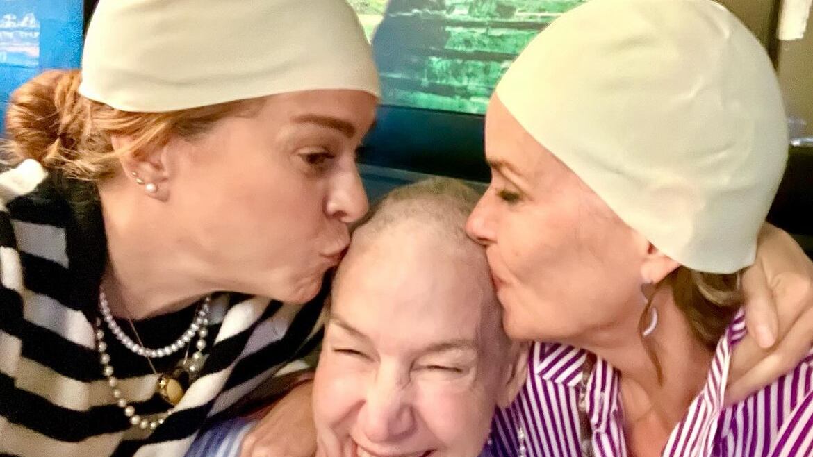 Desde el comienzo del tratamiento, Bacó estuvo de la mano de su amiga