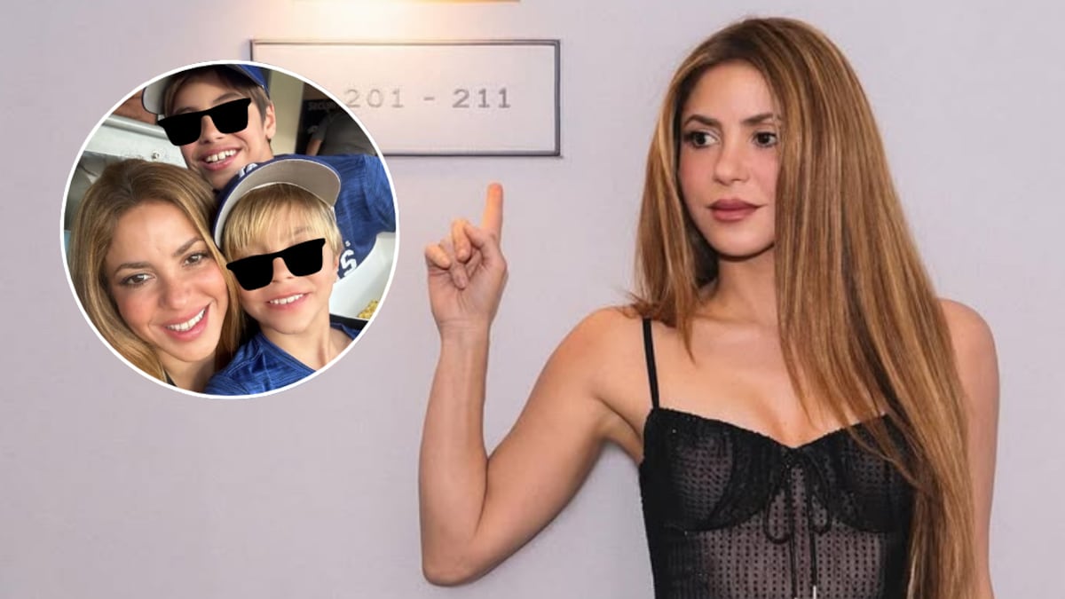Shakira y sus hijos