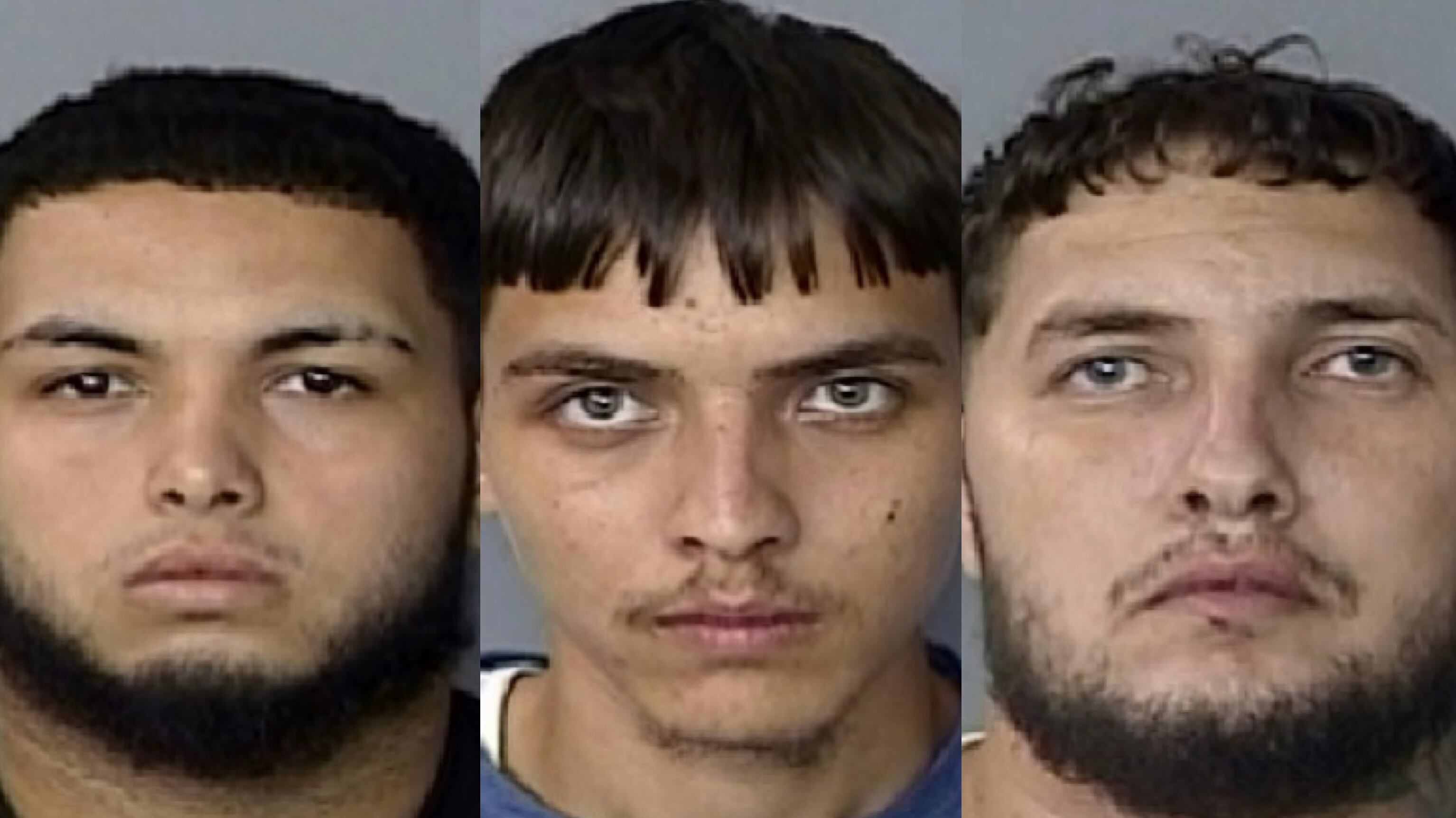 Kaleb Daniel Casablanca Vega, Christopher Ónix González Robles y Billy Jr. González Robles.