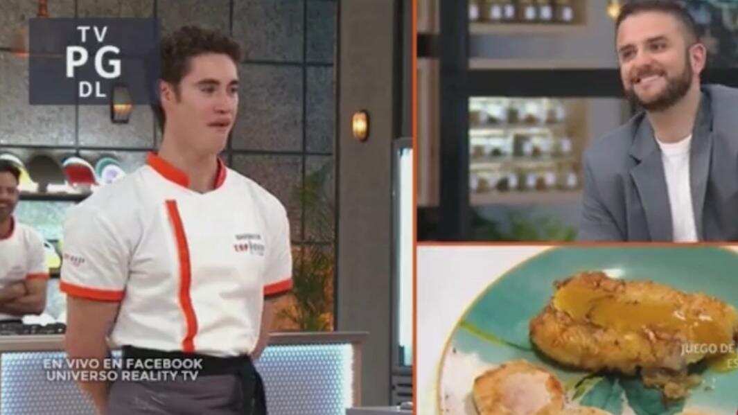 Eduardo Barquin y el chef Juan Manuel.