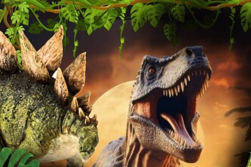 Dinosaurios invaden el Palacio de Recreación y Deportes en Mayagüez