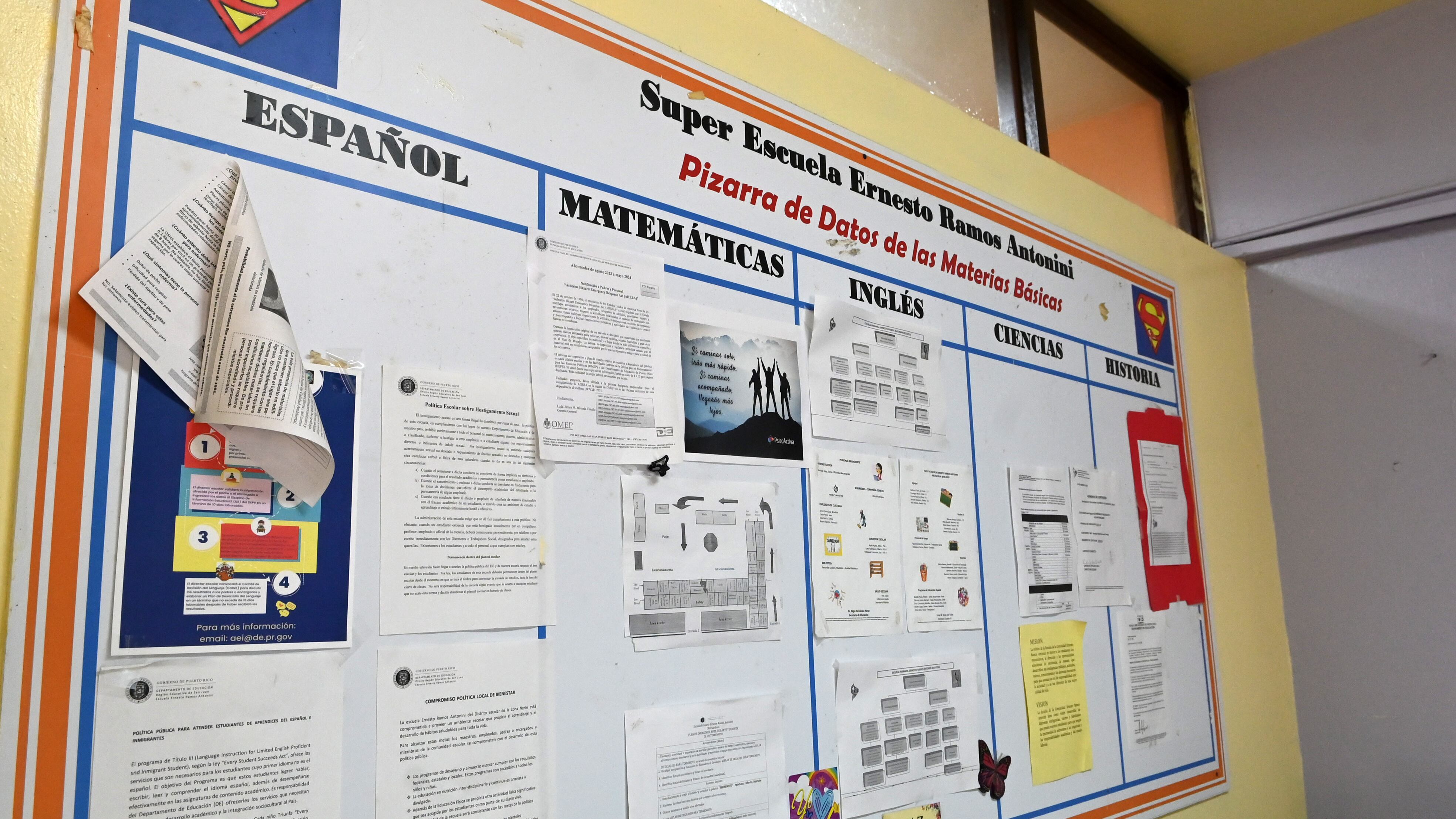 Preparativos para el comienzo de clases. Escuela Ramos Antonini