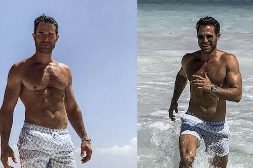 Sebastián Rulli se desnuda en playa nudista para celebrar sus 47 años