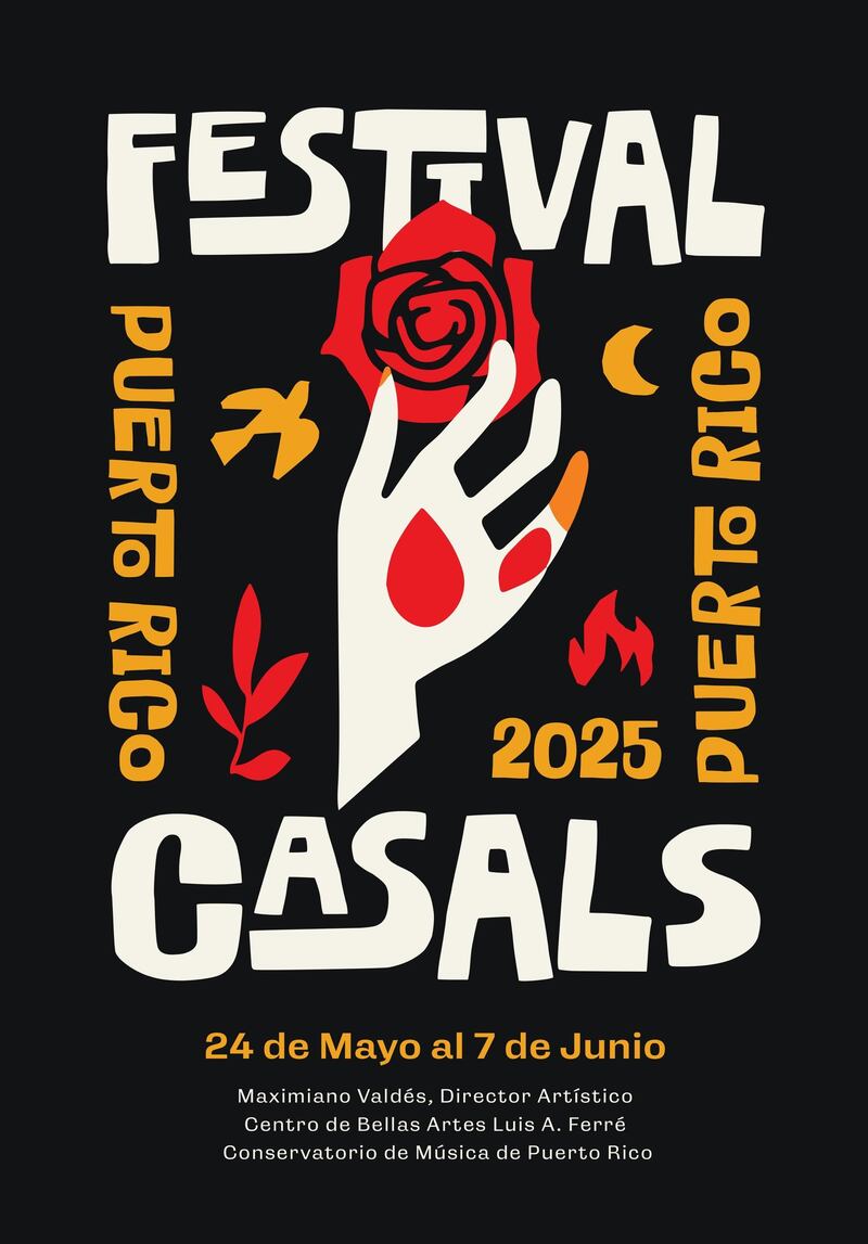 Festival Casals 2025 presenta afiche oficial inspirado en Federico García Lorca.