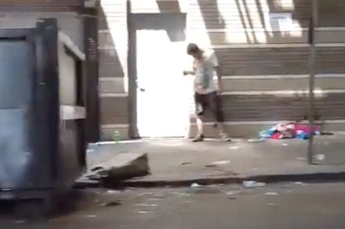 #StalinCrack: escalofriante video muestra a drogadictos zombie en Francia