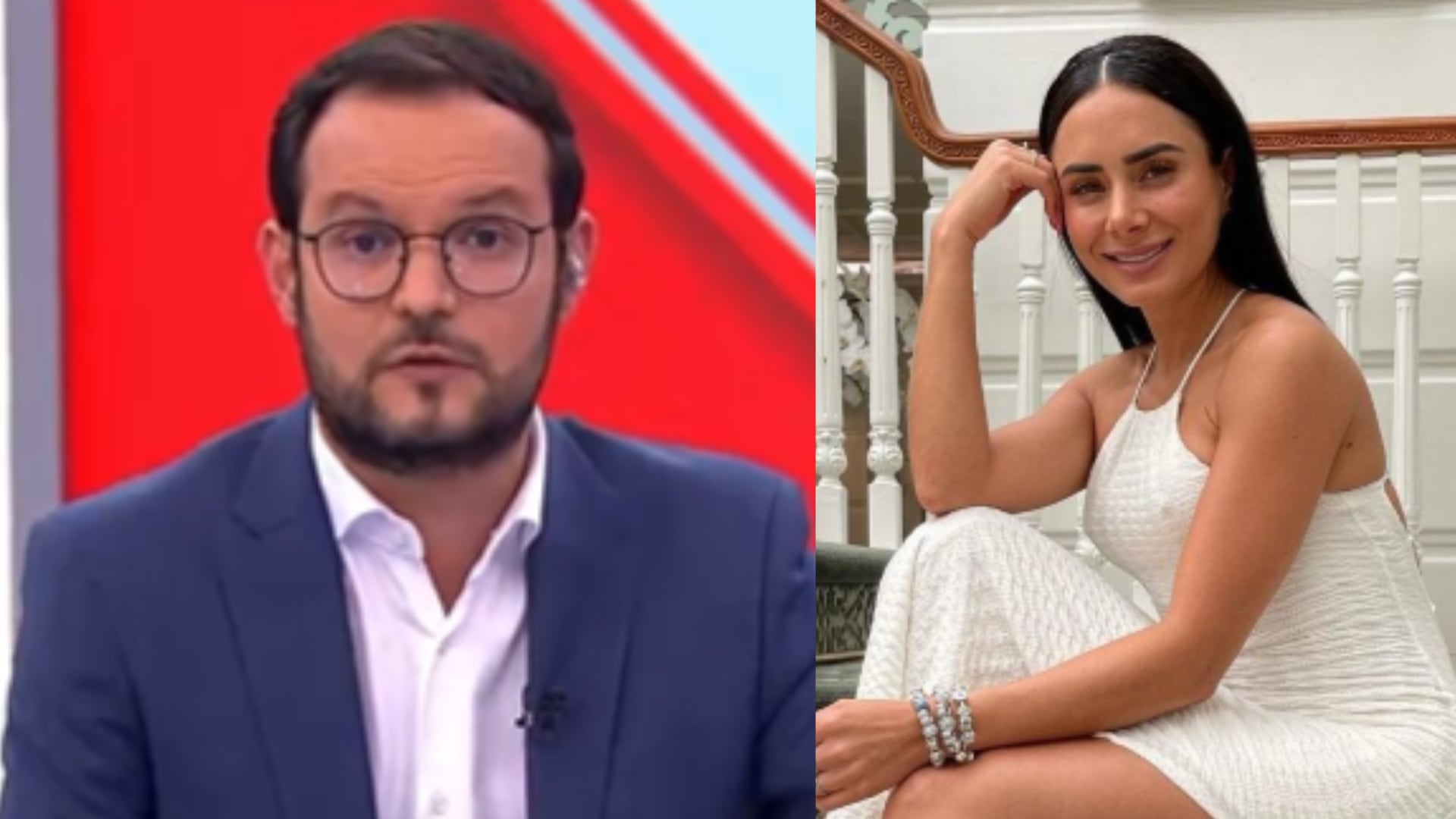 Johanna Fadul y director de RCN