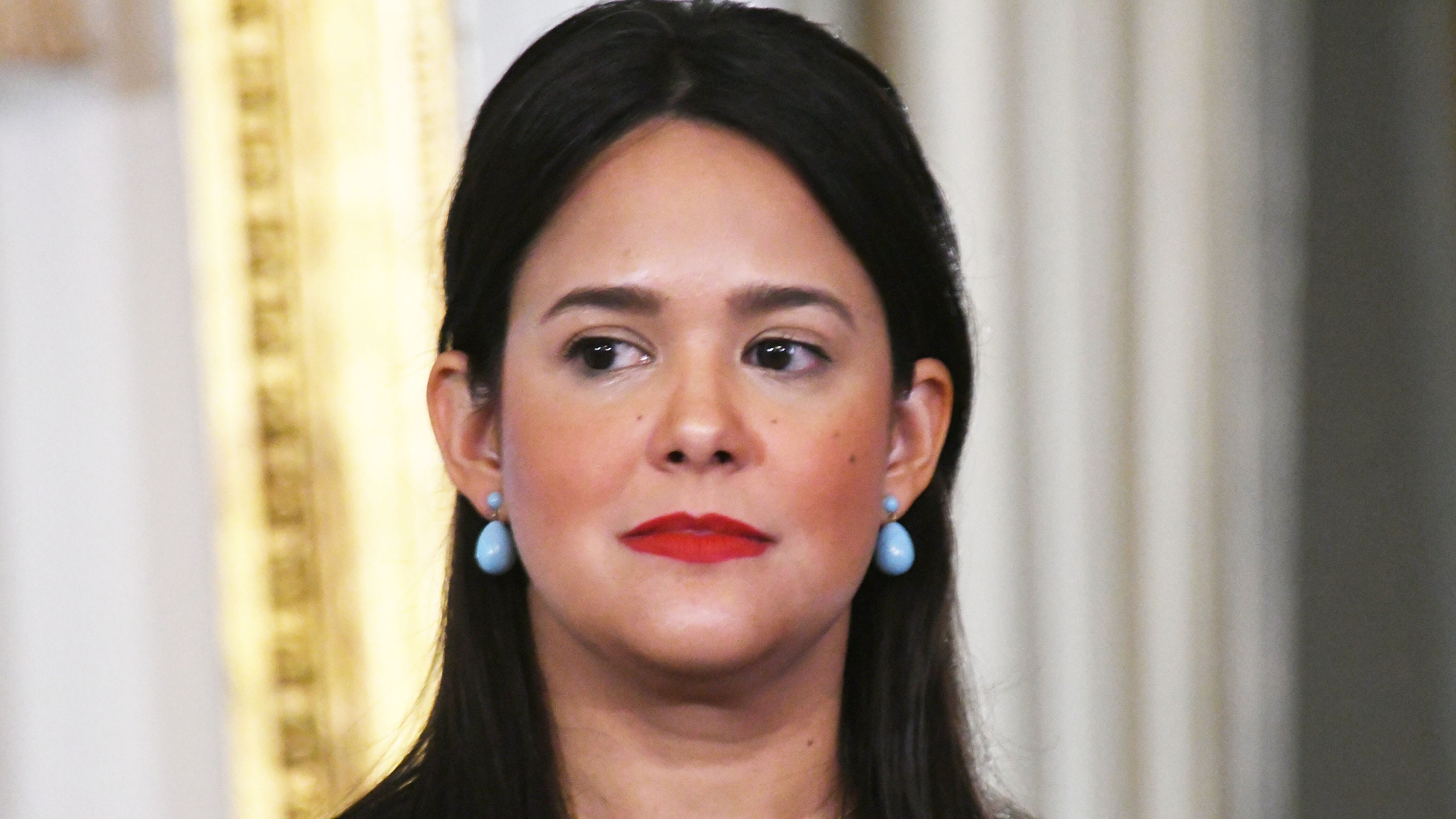 Natalia Catoni como secretaria del DACO