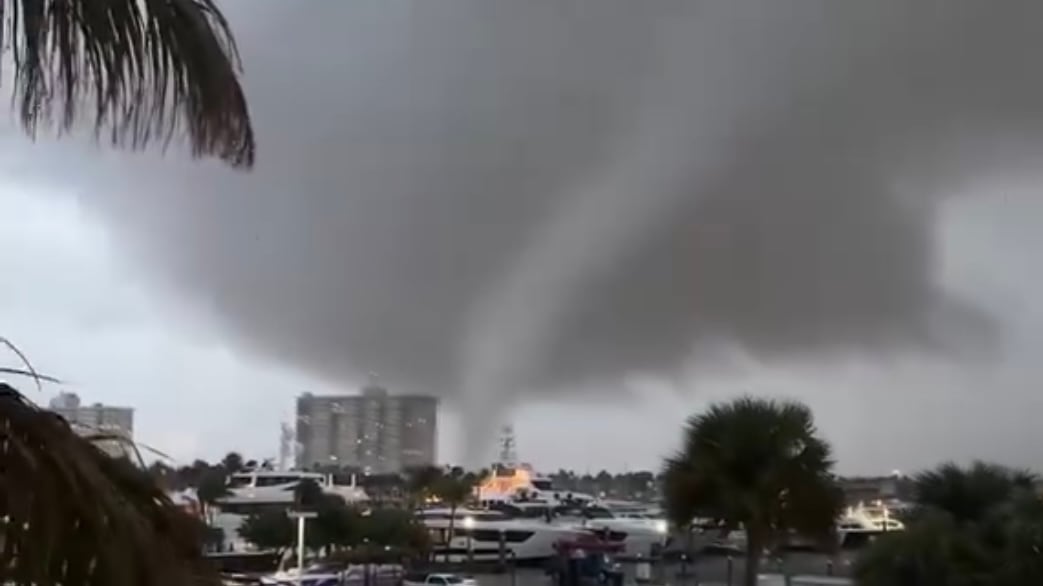 Registran primer tornado del año en Fort Lauderdale