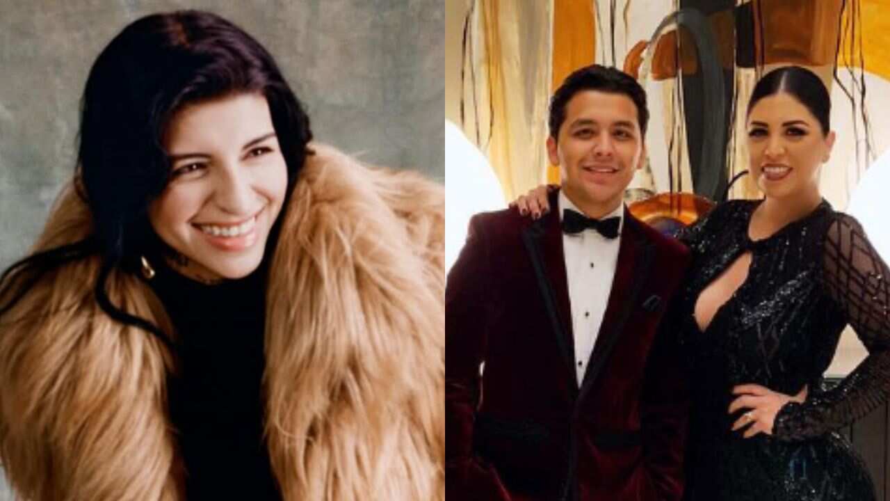 Cazzu, Christian Nodal y su mamá