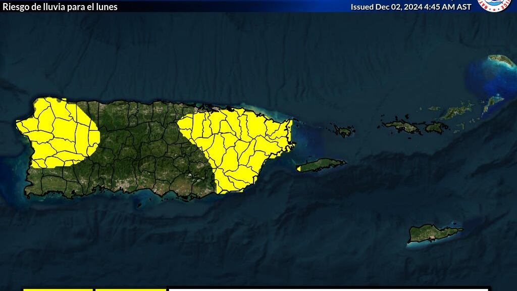 Pronostican riesgo de lluvias y corrientes marinas para este lunes.