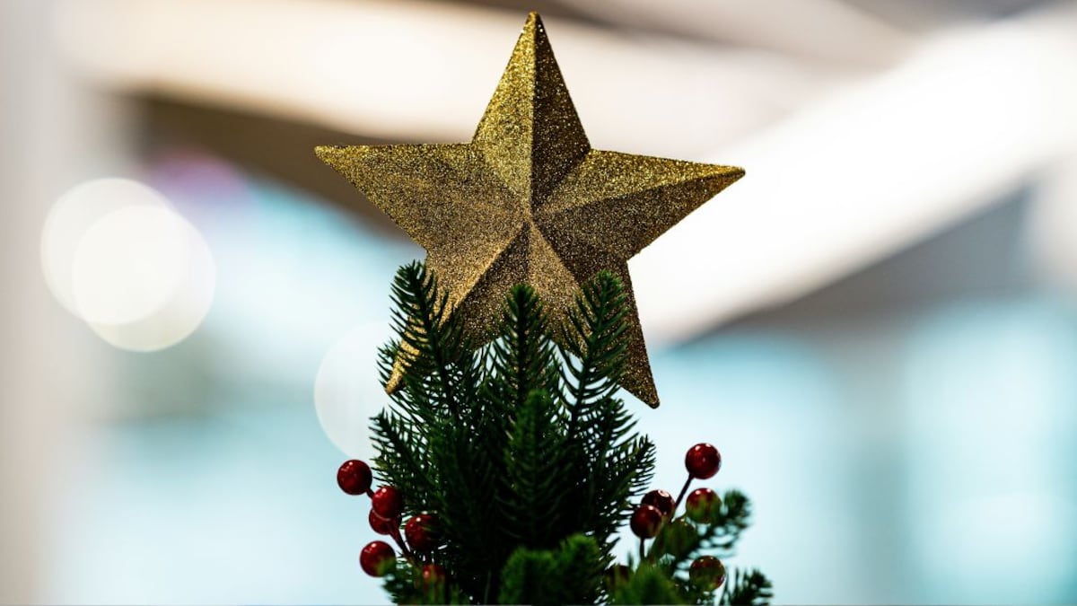 La estrella en la punta del árbol de Navidad tiene un importante significado
