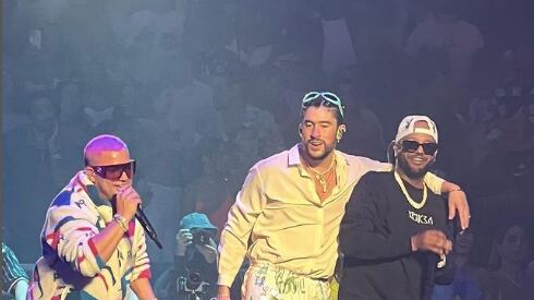 El dúo Jowell & Randy acompañó a Bad Bunny en la tarima del Coliseo de Puerto Rico.