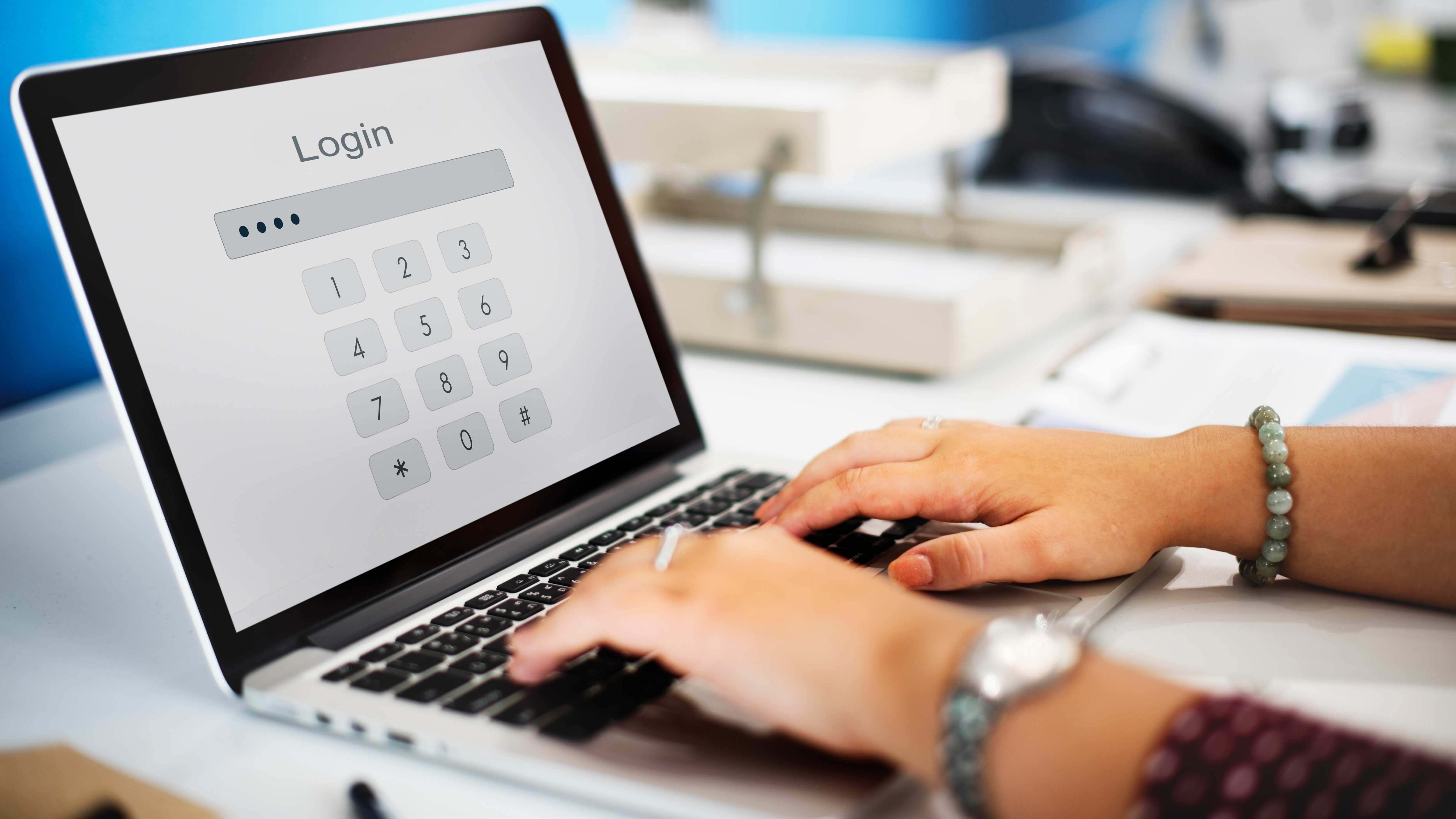 Log in Secured Access Verify Identity Password Concept