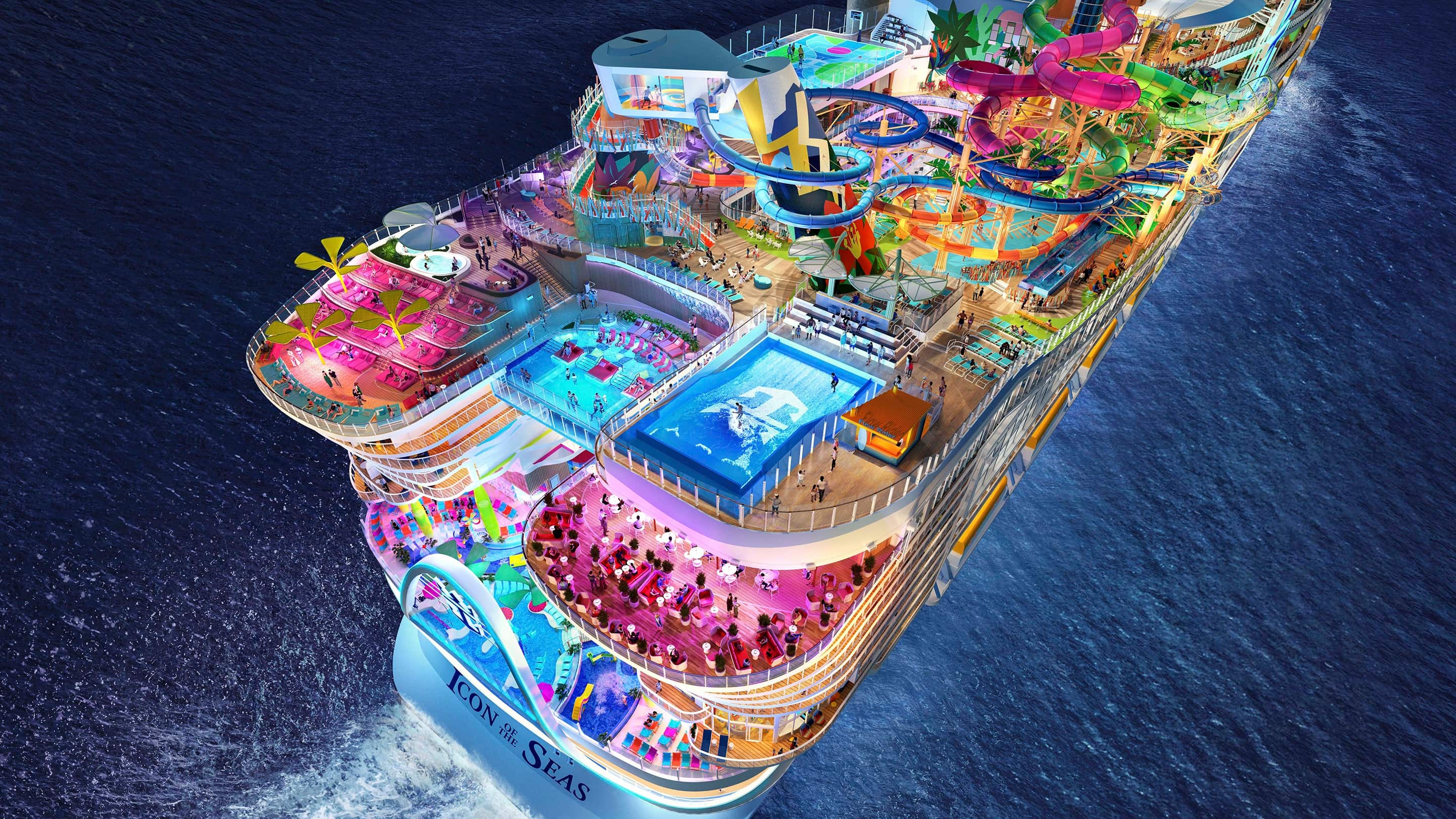 Conoce cómo es ‘Icon of the Seas’, el crucero más grande del mundo