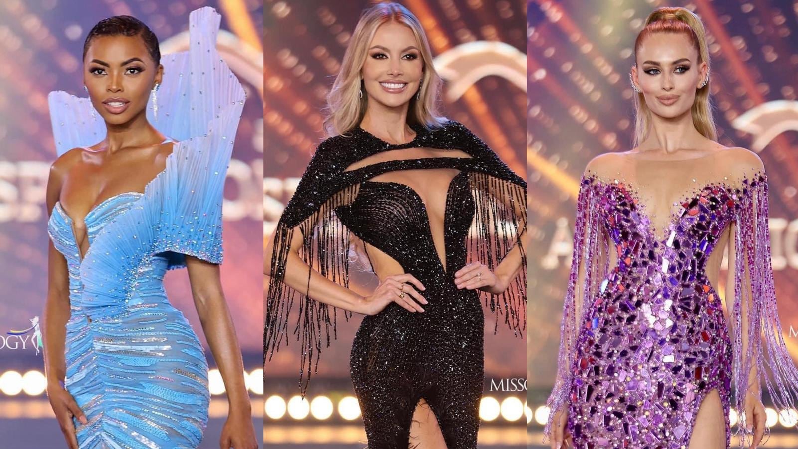 Miss Sudáfrica, Miss Brasil y Miss República Checa.