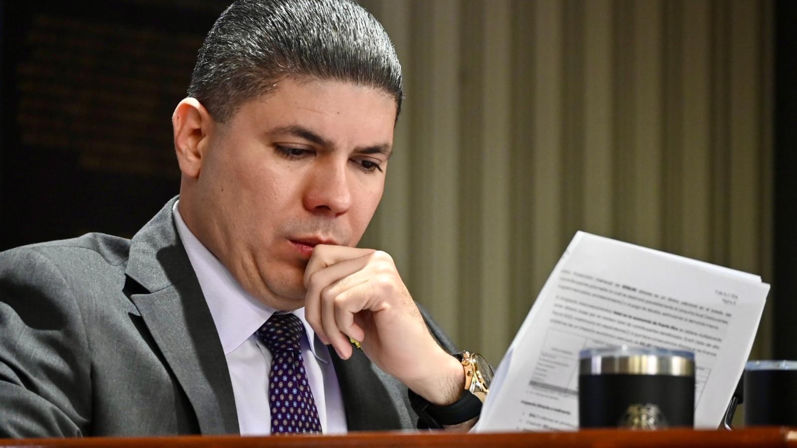 Presidente de la Comisión Hacienda de la Cámara de Representantes, Eddie Charbonier.