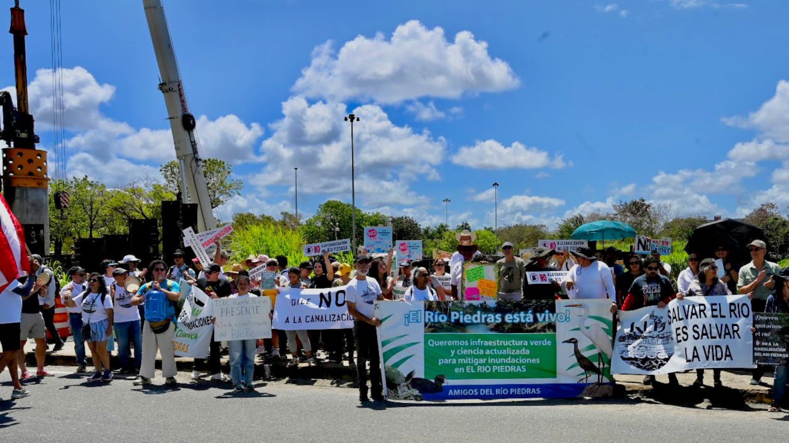 Convocan a protesta en defensa del Río Piedras.